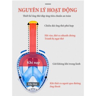 Mặt Nạ Lặn Cao Cấp Đi Biển Mnb01