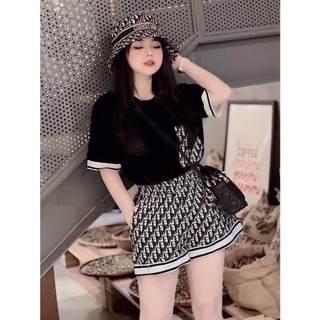 Set Dior - bộ đùi mặc nhà , đi chơi siêu chất