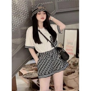 Set Dior - bộ đùi mặc nhà , đi chơi siêu chất