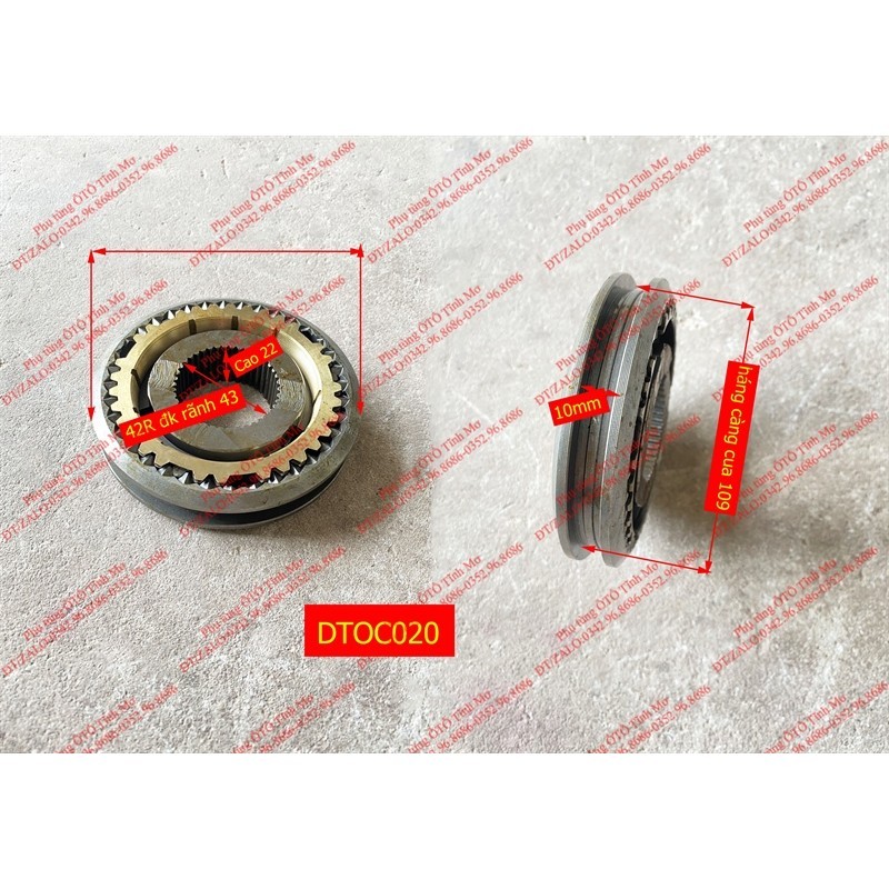 đông tốc 2/3 CA5-20/5-25 42RT/N30R F109