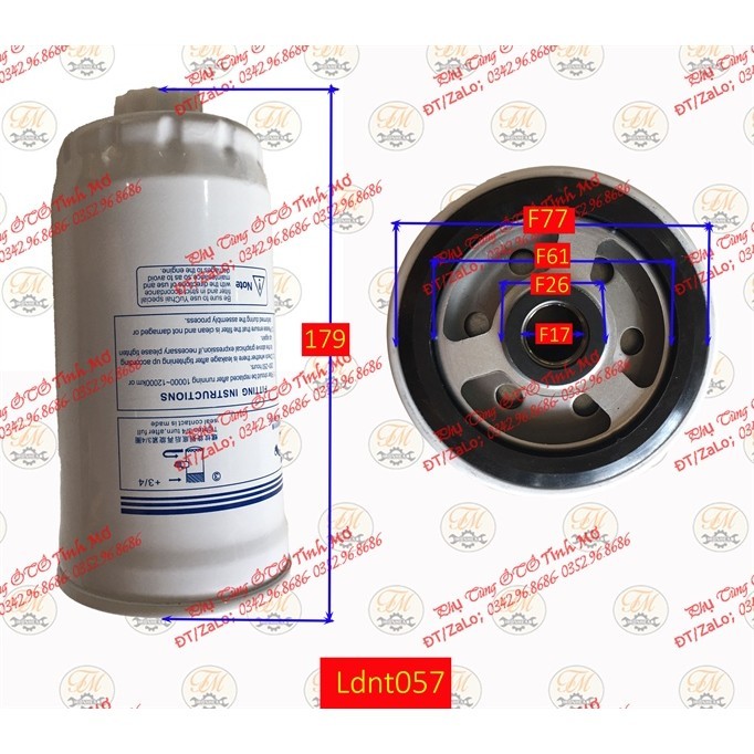 lọc CX0712B/A3000-1105030 Yuchai