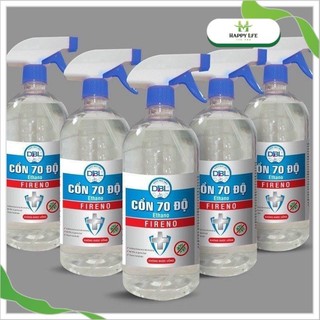 Cồn rửa tay sát khuẩn 70 độ, cồn sát khuẩn y tế ethanol kháng khuẩn làm sạch và ngăn mùi 1L