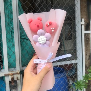 HOA ĐẤT SÉT BÓ MINI