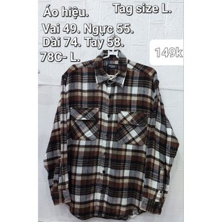 Áo sơ mi Flannel nhiều size, nhiều màu. (15AA).
