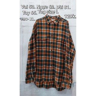Áo sơ mi Flannel nhiều size, nhiều màu. (15AA).