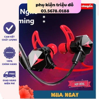 Tai nghe gaming gh5 gamer pro phiên bản nâng cấp sendem s2 chống ồn cao cấp, tặng bộ phụ kiện mic rời