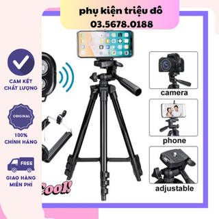 Tripod Điện Thoại | Giá Đỡ | Gậy Chụp Ảnh 3 Chân Selfie Có điều khiển Bluetooth