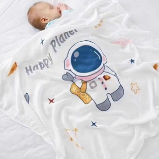 Khăn lụa sợi tre cao cấp 4 lớp đa chức năng làm khăn tắm, choàng, ủ, chăn hè cho bé