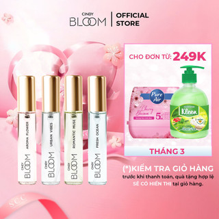 Combo 4 Nước hoa nữ Cindy Bloom 10ml/chai