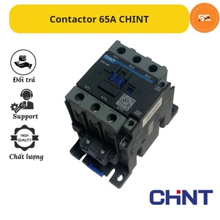 Khởi động từ 3p chint nxc-65, contactor chịu tải 30kw hàng chính hãng chint xuất khẩu
