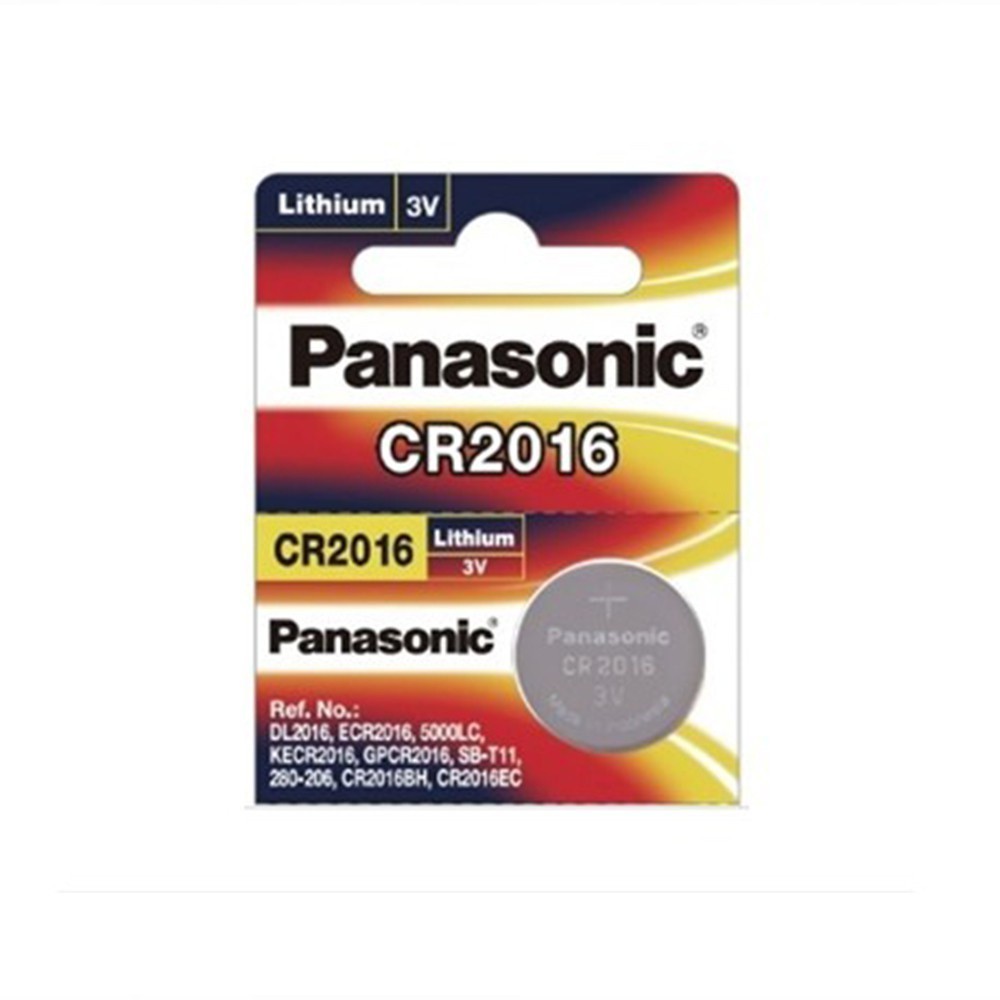 Vỉ 5 viên Pin nút Panasonic 3V CR-2016/5BN - Hàng Chính Hãng