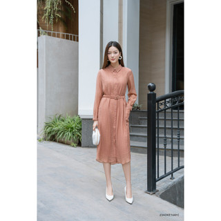 Đầm sơ mi tay dài eva de eva 23adke164h