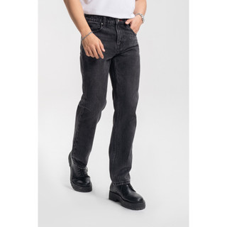 Quần Jeans Nam Dáng Suông Màu Xám Phối Chỉ Đỏ. Red Thread Grey Straight Jeans - 222MD3083B1090