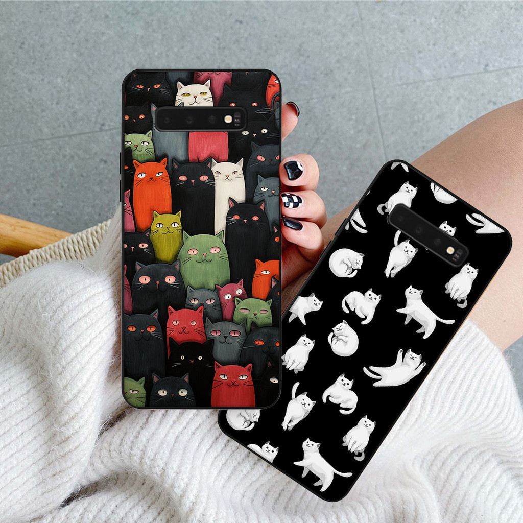 Ốp lưng Ốp lưng Samsung S10 / S10e / S10 Plus / S10+ hình mèo ngộ nghĩnh dễ thương cute
