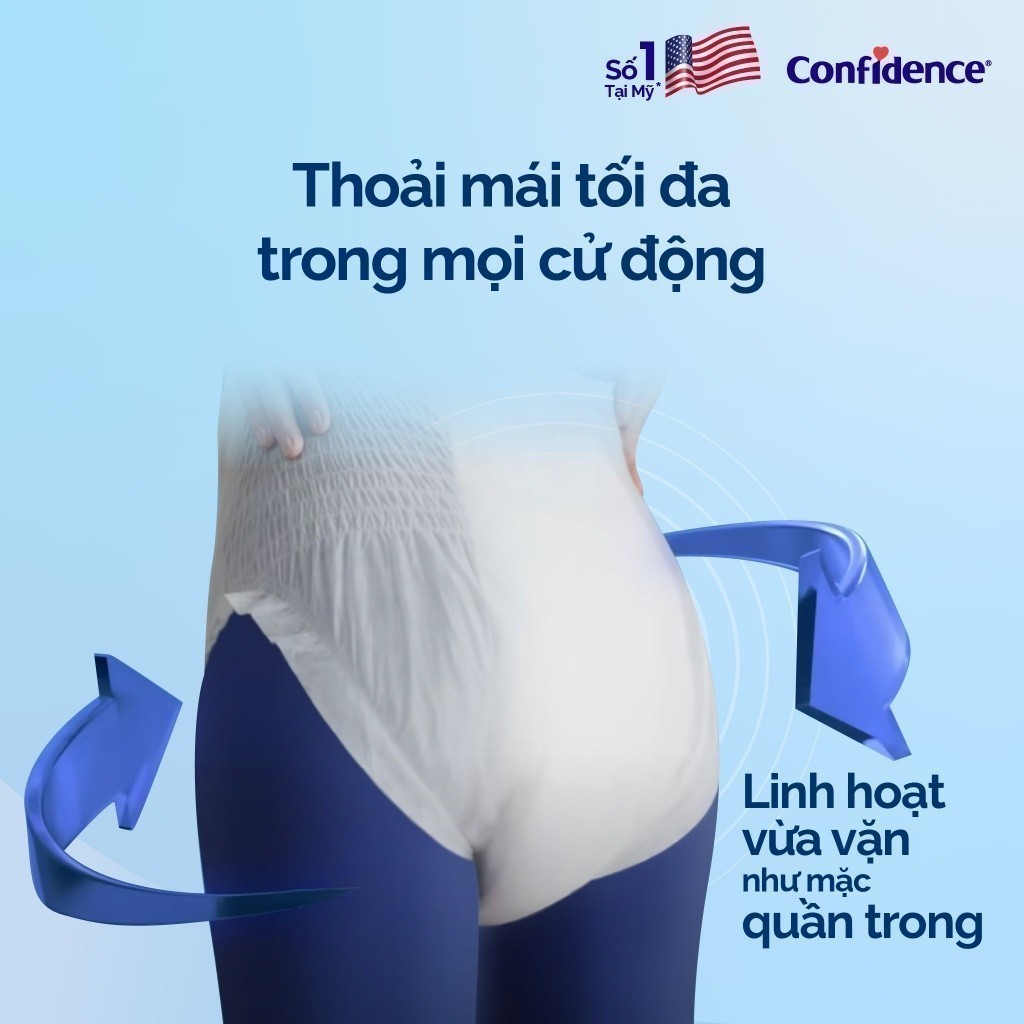 Tã quần người lớn CONFIDENCE SLIM&FIT