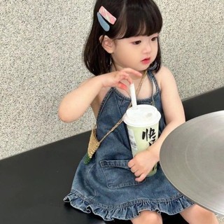Váy bé gái cổ yếm - đầm bé gái xinh xắn tb416 !!