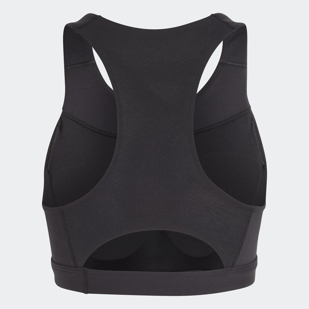 Adidas Tập luyện Áo Bra Chạy Bộ Medium Support Nữ Đen HS7258