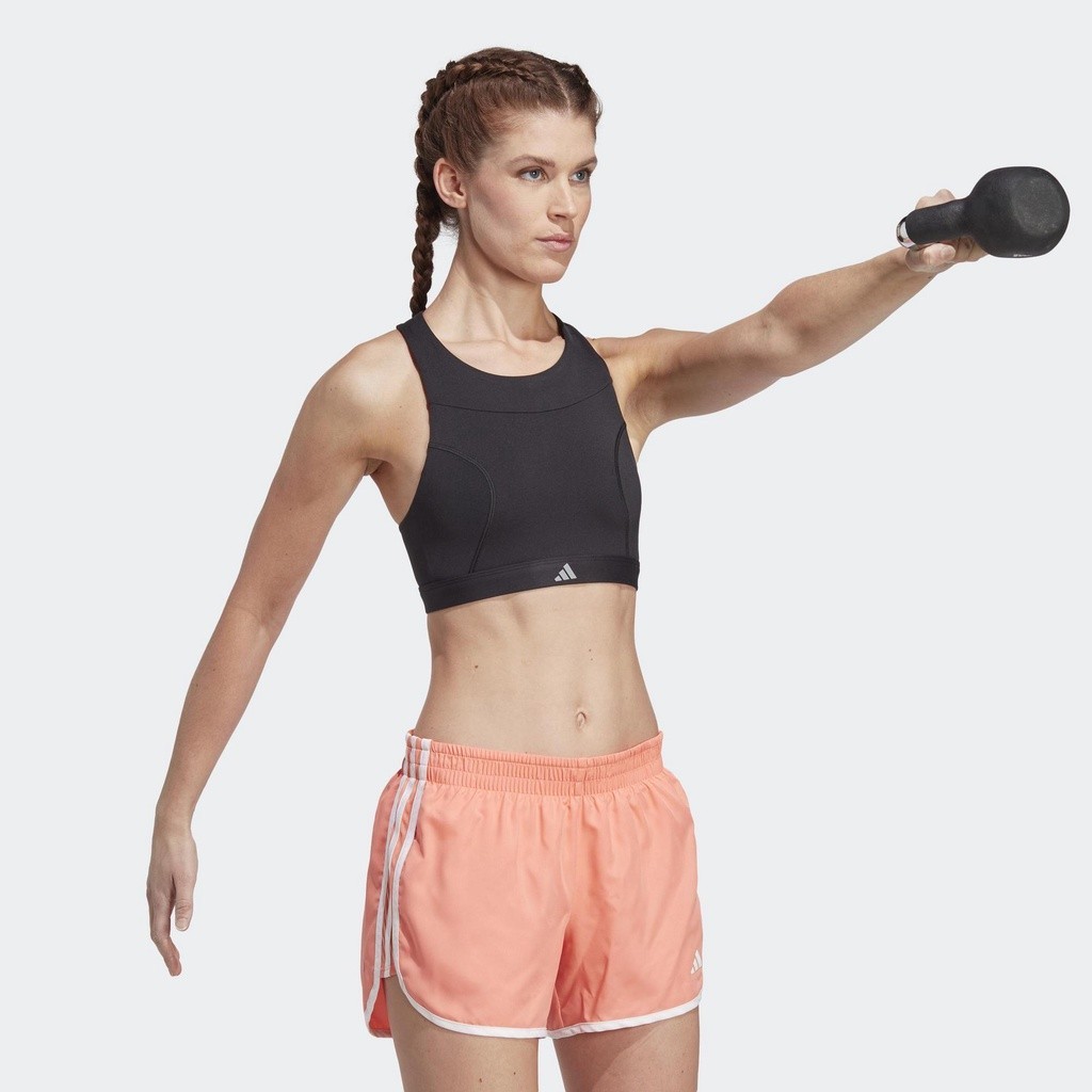 Adidas Tập luyện Áo Bra Chạy Bộ Medium Support Nữ Đen HS7258