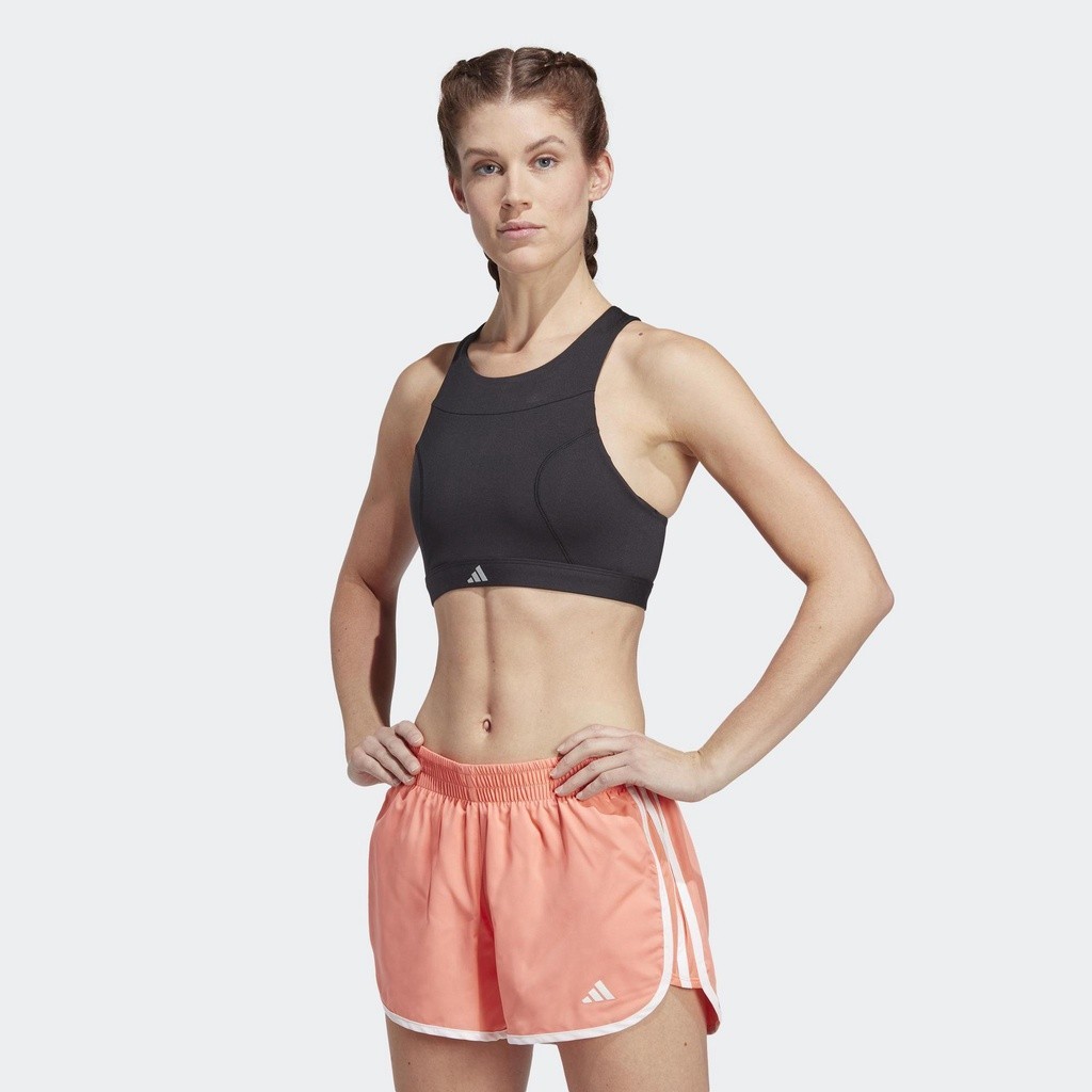 [3-5.3, VOUCHER 35%] adidas Tập luyện Áo Bra Chạy Bộ Medium Support Nữ Đen HS7258