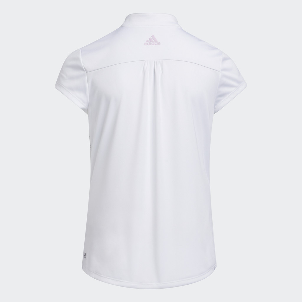 Adidas Đánh gôn Áo Polo Golf Cổ Đứng HEAT.RDY Trẻ em trắng HM7364