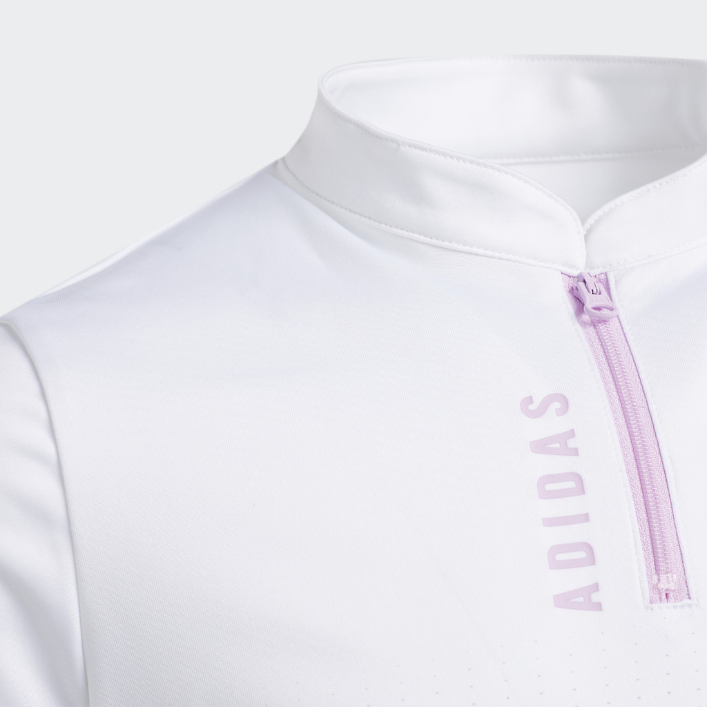 Adidas Đánh gôn Áo Polo Golf Cổ Đứng HEAT.RDY Trẻ em trắng HM7364