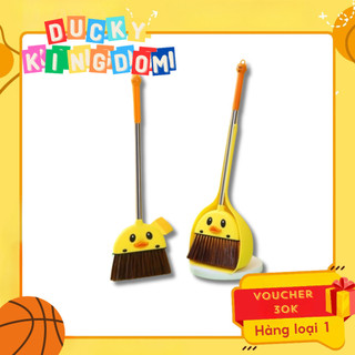 Bộ chổi quét nhà kèm hót rác vịt vàng cho bé siêu cưng - ducky kingdom