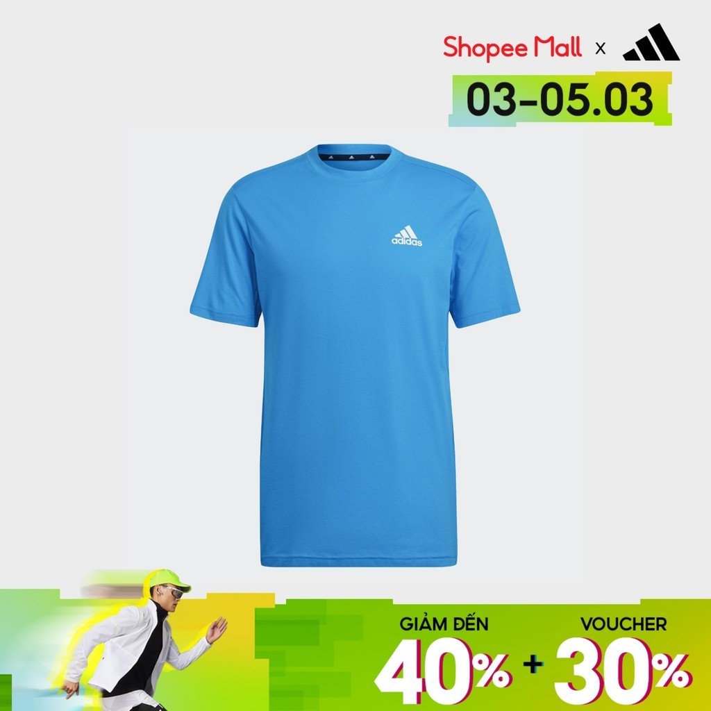 adidas Tập luyện Áo Thun Thể Thao Feelready Designed to Move AEROREADY Nam Màu xanh da trời HD4115