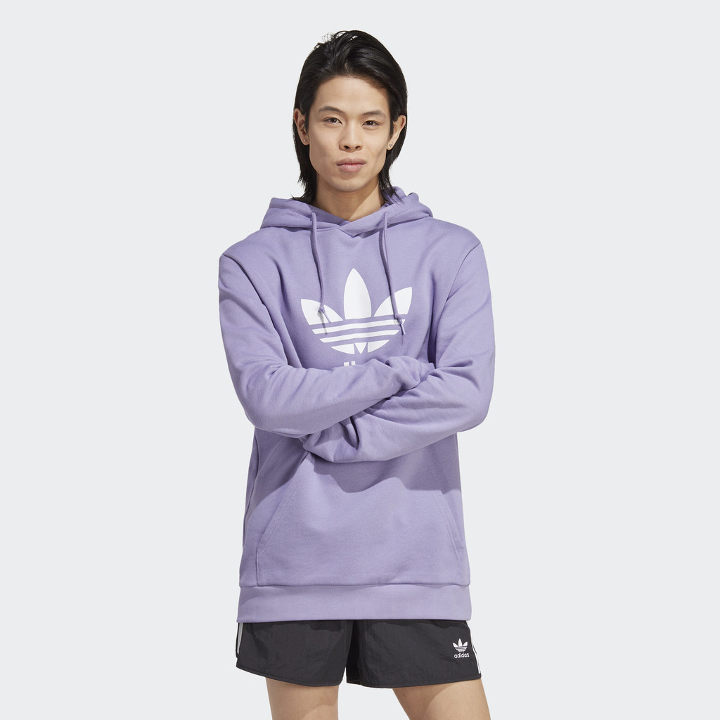 Adidas Phong cách sống Áo Hoodie Ba Lá Classics Adicolor Nam Màu tím IA4881