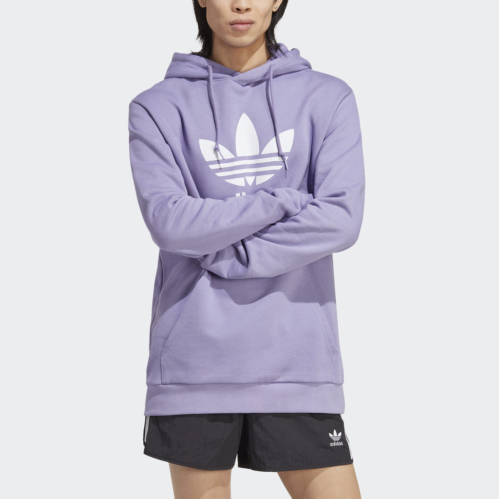 Adidas Phong cách sống Áo Hoodie Ba Lá Classics Adicolor Nam Màu tím IA4881