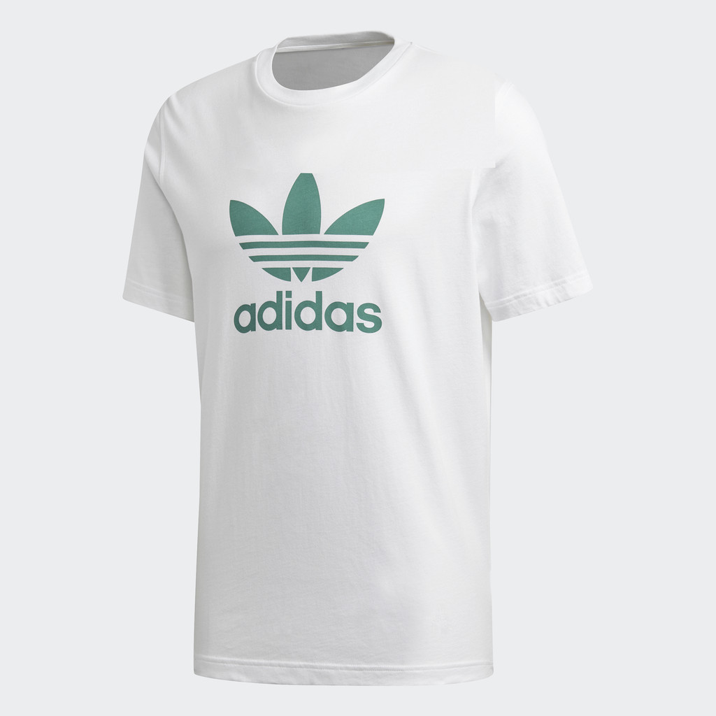 Adidas Phong cách sống Áo phông Trefoil Nam trắng FM3789