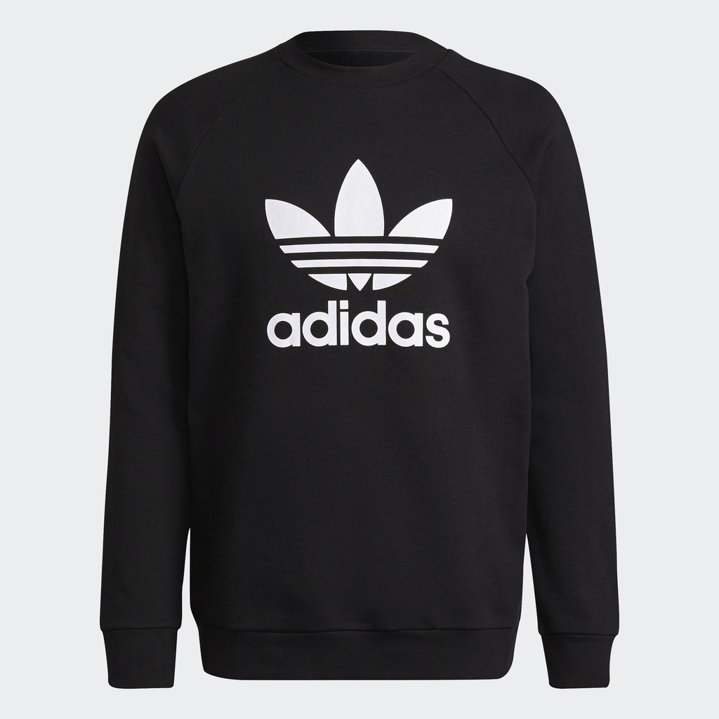 Adidas Phong cách sống Áo Sweatshirt Cổ Tròn Ba Lá Classics Adicolor Nam Đen H06651