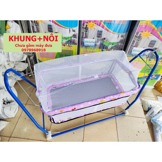 Nôi cho bé ( sản phẩm có khung +nôi+ màn chưa có máy đưa)