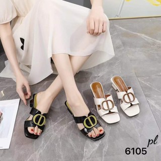 [Flash Sale] Guốc CD fom chuẩn fullbox size 35-39 gót 5cm