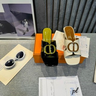 [Flash Sale] Guốc CD fom chuẩn fullbox size 35-39 gót 5cm