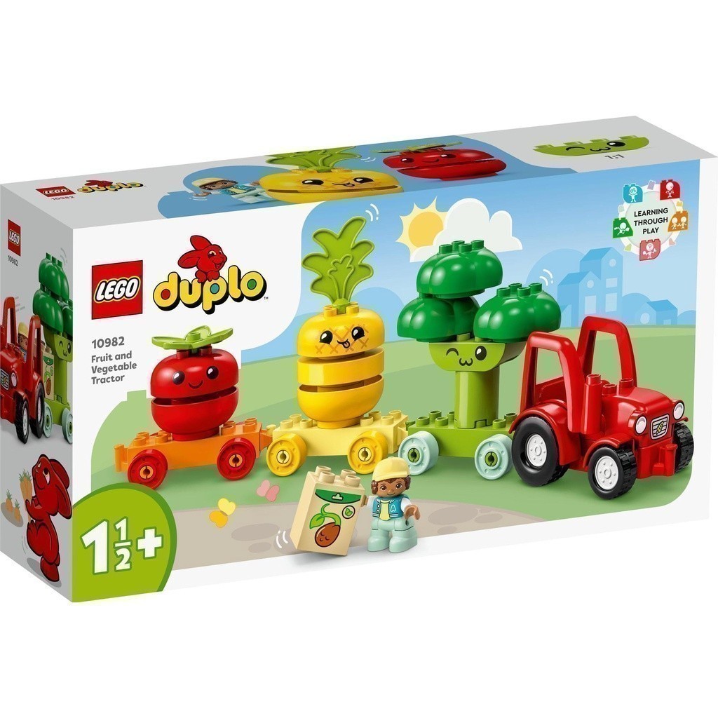 LEGO Duplo My First 10982 Đoàn Tàu Rau Củ Hữu Cơ (19 chi tiết)