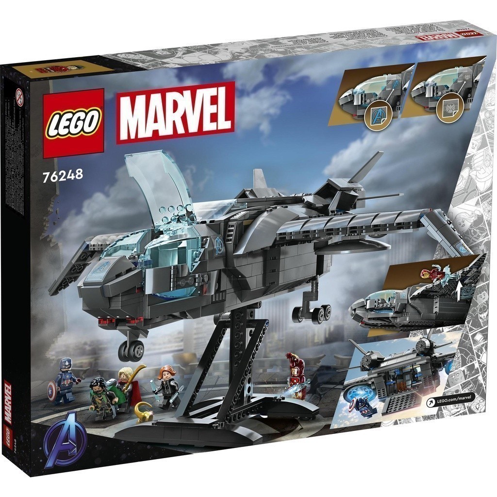 LEGO Super heroes Marvel 76248 Trụ Sở Phi Thuyền Của Đội Avenger (795 Chi Tiết)