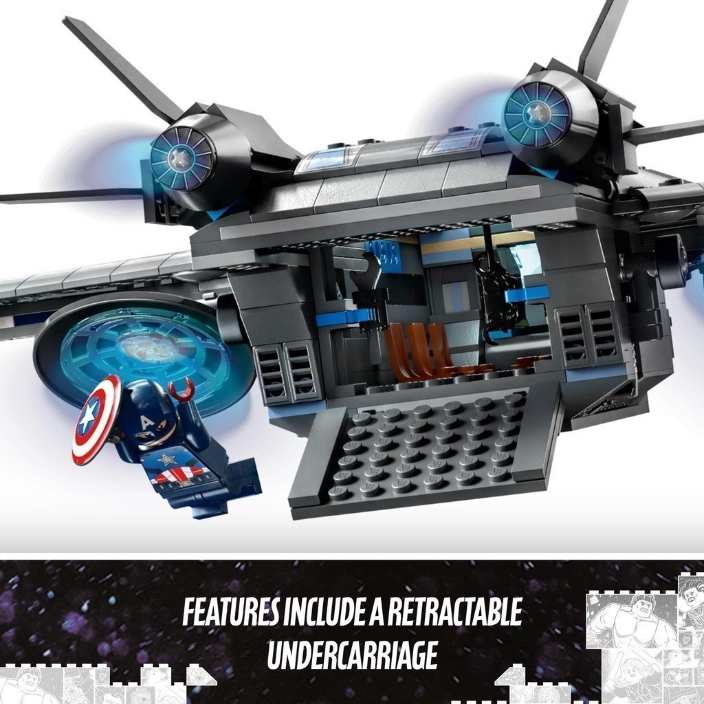 LEGO Super heroes Marvel 76248 Trụ Sở Phi Thuyền Của Đội Avenger (795 Chi Tiết)