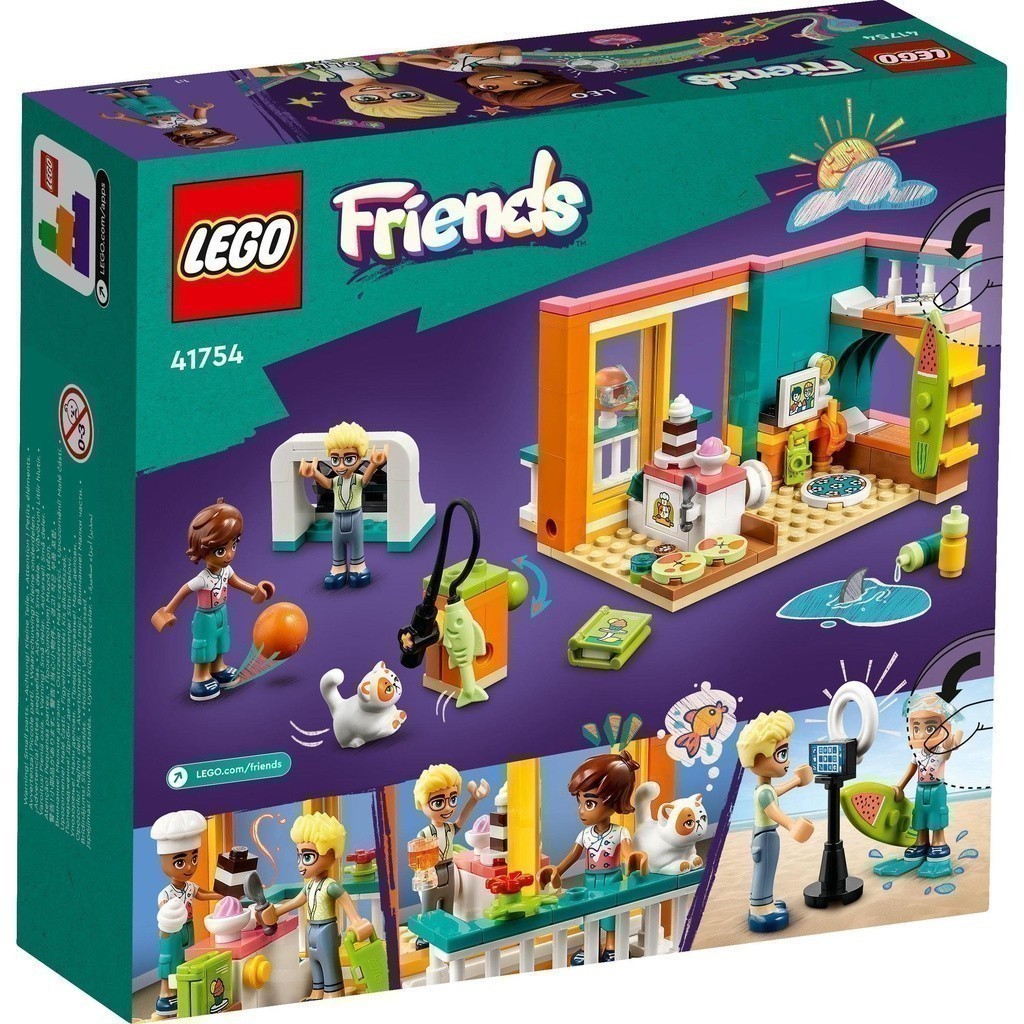 LEGO Friends 41754 Phòng Ngủ Của Leo (203 Chi Tiết)