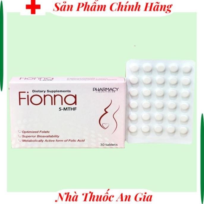 Fionna (5- MTHF), hỗ trợ giảm nguy cơ thiếu máu do thiếu Acid Folic l