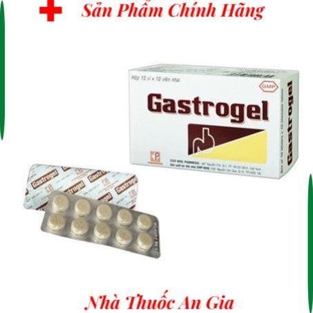 Gastrogel Viên nhai trào ngược dạ dày Hộp 100 viên h