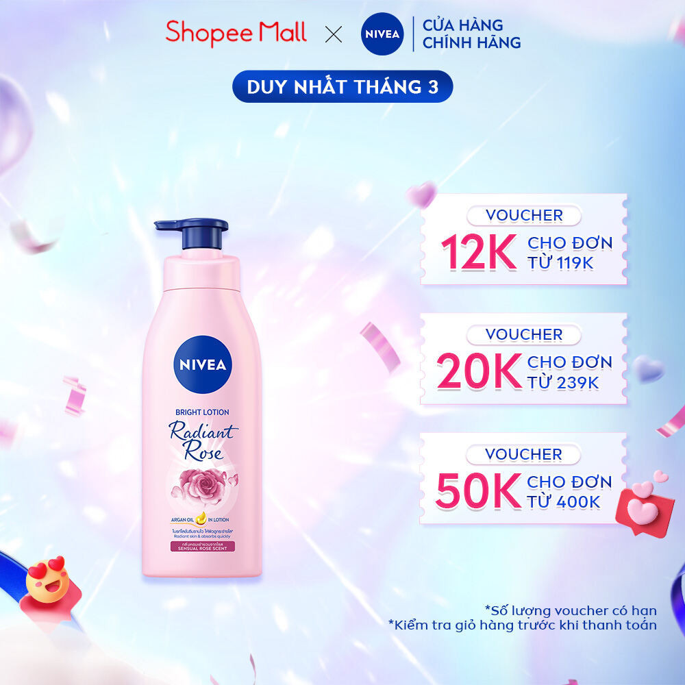 Sữa Dưỡng Thể NIVEA Dưỡng Sáng Da Hương Hoa (350 ml)