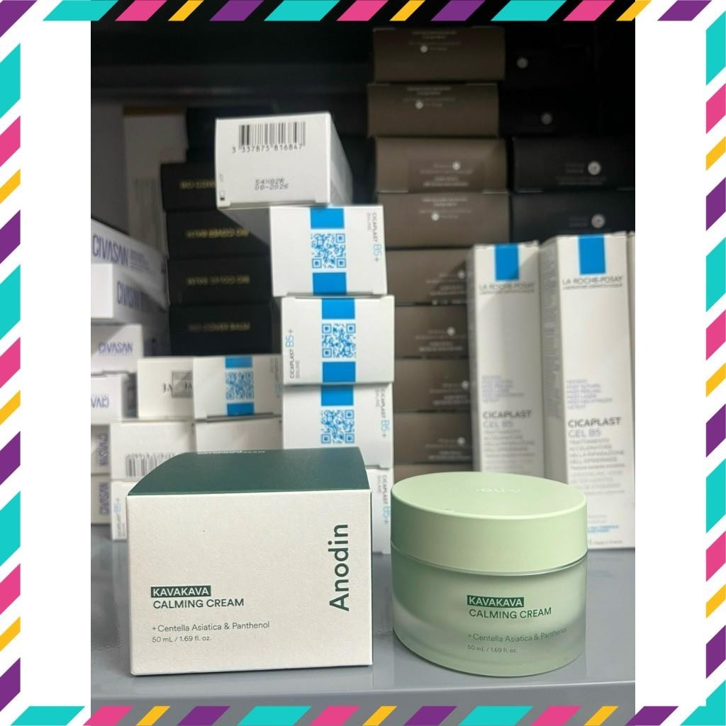[ Chính Hãng ] Kem Dưỡng Ẩm Làm Dịu Da Anodin KavaKava Calming Cream 50ml Phù Hợp Mọi Loại Da