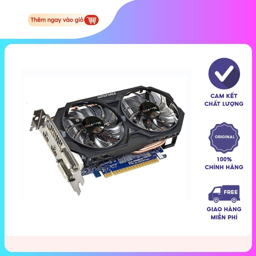 HN24h- Vega Card Màn Hình VGA GTX 750Ti , 650ti , 650 , 550ti, Hàng Đã Qua Sử Dụng, Chính hãng