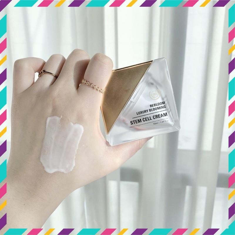 [ Chính Hãng ] Kem trắng da giảm nám tàn nhang Stem Cell Cream Luxury Blooming Reblom