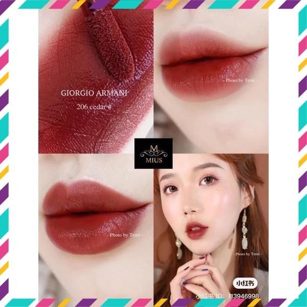 [ Chính Hãng ] Son Kem Giorgio Armani Lip Maestro 206 Cedar Đỏ Đất