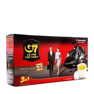 Cafe hoà tan 3in1 - g7 trung nguyên - hộp 21 gói