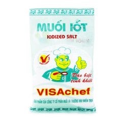 Muối i-ốt visachef - gói 200g