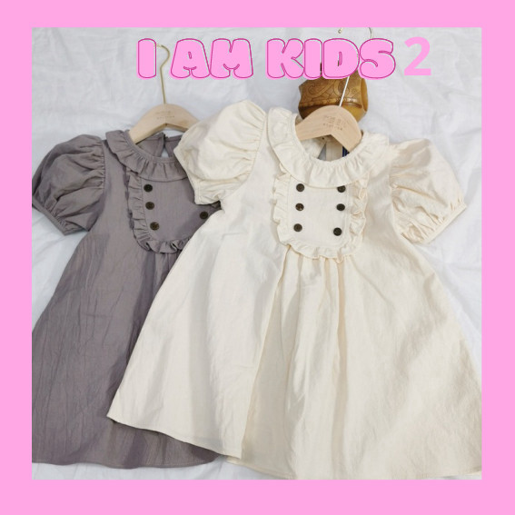 Váy liền mẫu mới mùa hè cho bé gái Instagram phiên bản Hàn Quốc IK20 - I am Kids