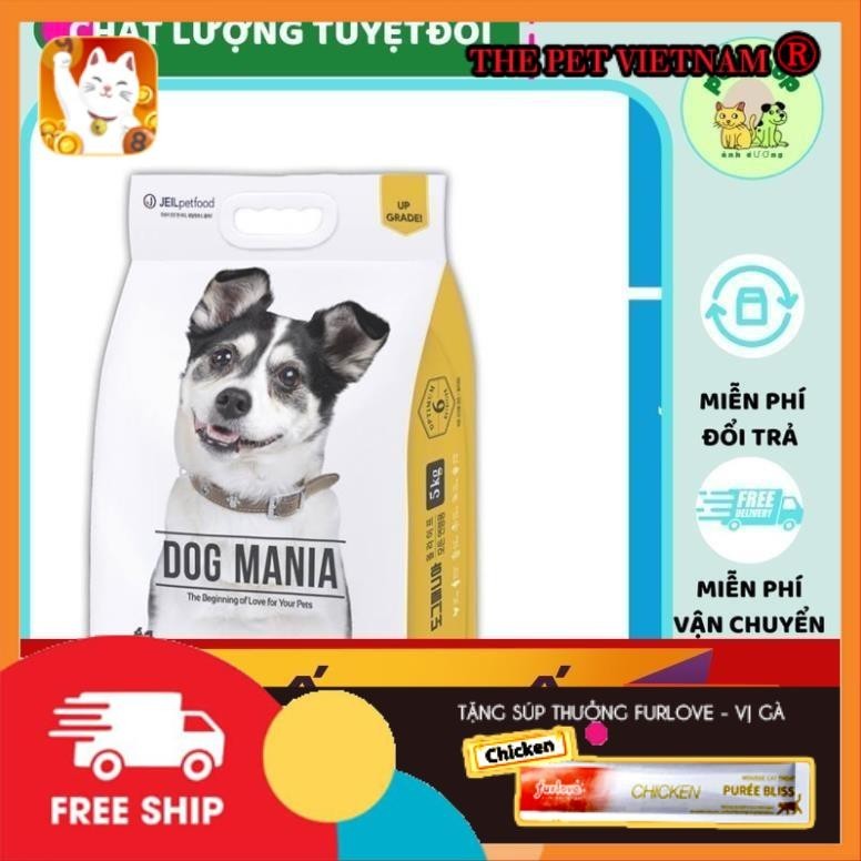 [5KG] Thức ăn hạt cho chó mọi lưa tuổi Dog Mania ( HÀN QUỐC )
