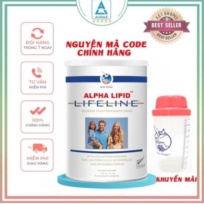 Sữa non Alpha Lipid Lifeline 450g từ New Zealand TPCN360 (Hàng sịn date mới)